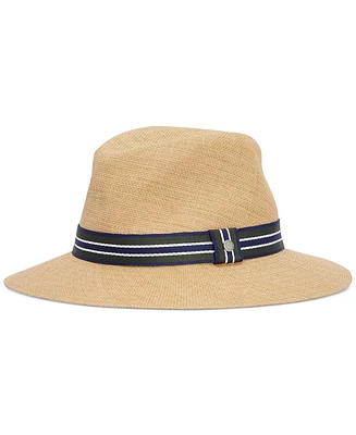 Barbour Men's Rothbury Summer Striped-Trim Fedora Hat