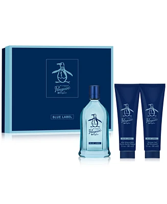 Original Penguin Men's 3-Pc. Blue Label Eau de Toilette Gift Set