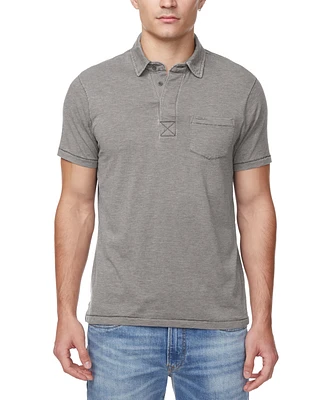 Buffalo David Bitton Men's Kasper Straight-Fit Textured Pocket Polo Shirt