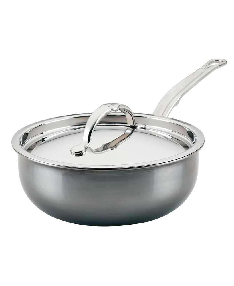 Hestan NanoBond Molecular Titanium 2-Quart Saucier with Lid