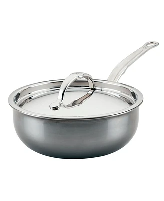 Hestan ProBond Clad Stainless Steel 2-Quart Covered Saucier