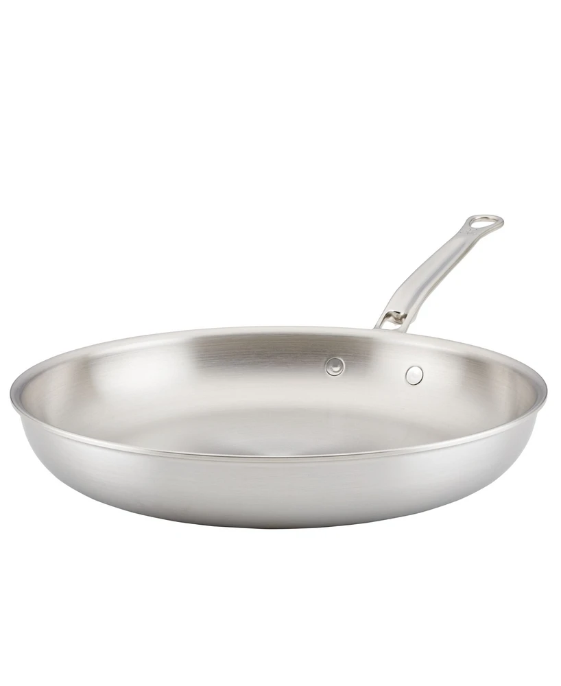 Hestan Thomas Keller Commercial Clad Titum Stainless Steel 12.5" Open Saute pan