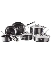 Hestan NanoBond Titanium Stainless Steel -Piece Cookware Set