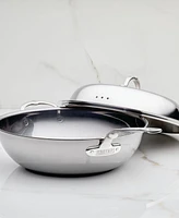Hestan NanoBond Titanium Stainless Steel 14" Chefs Pan with Helper Handle