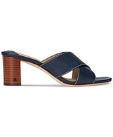 Lauren Ralph Lauren Women's Freddi Slip-On Crisscross Mid Dress Sandals