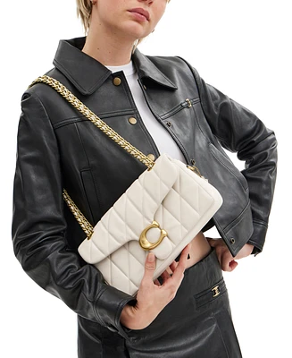 Coach Tabby Quilted Leather Shoulder Bag 26