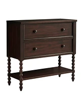 Madison Park Signature Beckett 36" 2 Draer Accent Solid Wood Framed Chest