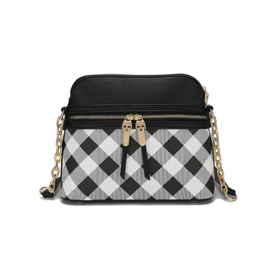 Mkf Collection Suki Checkered Cross body Bag by Mia K.