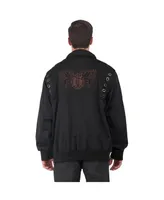 Men's Big & Tall Embroidery Patches Track Jacket