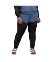 Women's Plus Curvy Fit Contrast Blocked Jogger