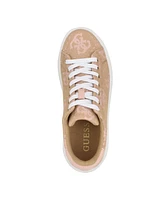 Guess Women's Denesa Treaded Platform Lace-Up Sneakers