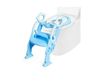 Adjustable Foldable Toddler Toilet Training Seat Chair-Blue