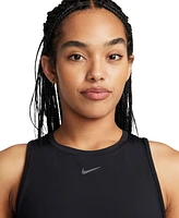 Nike Women's Solid One Classic Dri-fit Cropped Tank Top