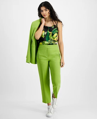 Bar Iii Women's High-Rise Ankle Pants, Created for Macy's