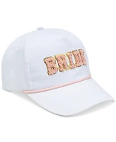 Bellissima Millinery Collection Women's Terry Bride Baseball Cap