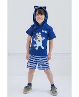 Bluey Bingo Cosplay T-Shirt and Mesh Shorts Outfit Set Toddler| Child Boys