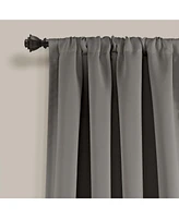 Insulated Rod Pocket Blackout Window Curtain Panels