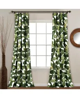 Tropical Paradise Window Curtain Panels