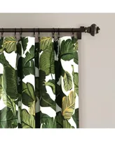 Tropical Paradise Window Curtain Panels