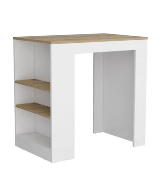 Simplie Fun Highlands Kitchen Island With Storage Base In And Ibiza Marble