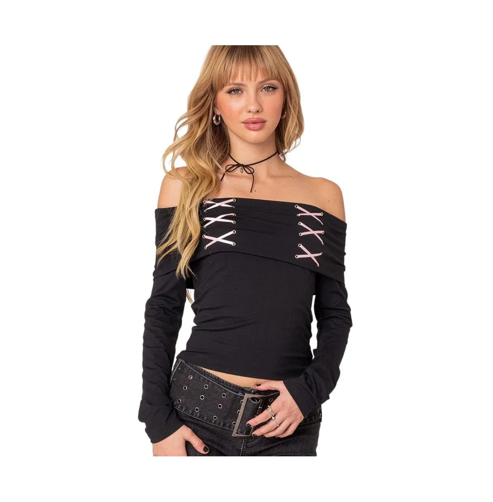 Women's Queen B fold over top