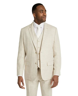 Johnny Big Men's Hems worth Linen Suit Jacket & Tall