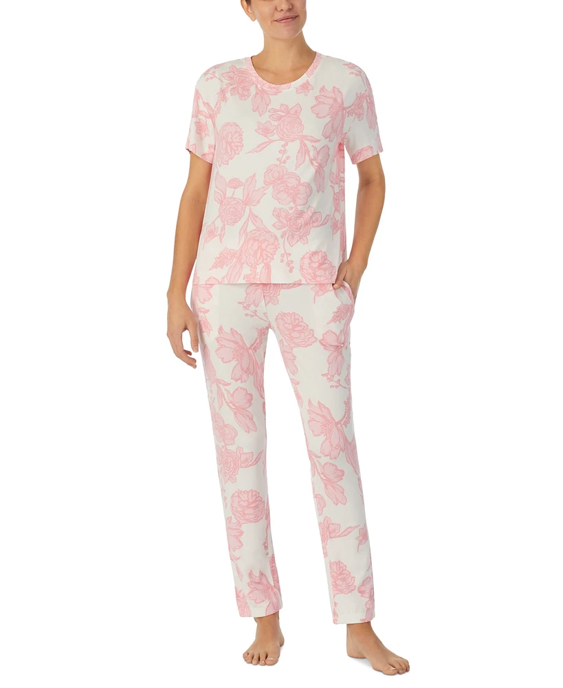 Sanctuary Women's 2-Pc. Printed Jogger Pajamas Set