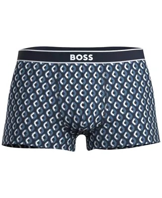 Boss by Hugo Men's Single Printed Trunk Underwear