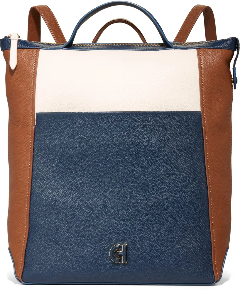 Cole Haan Leather Convertible Backpack - Macy's