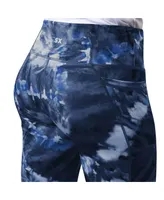 Women's Msx by Michael Strahan Navy Dallas Cowboys Aubrey Tie-Dye Leggings