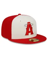 Men's New Era Red Los Angeles Angels City Connect 59FIFTY Fitted Hat