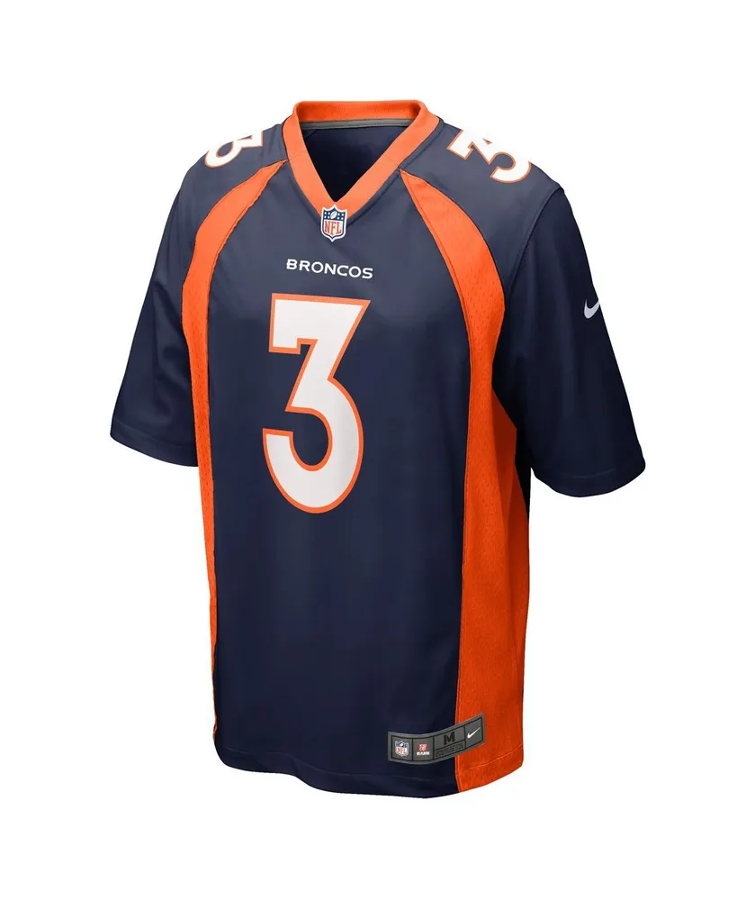 Men's Nike Russell Wilson Navy Denver Broncos Alternate Game Jersey