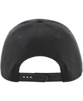 Men's '47 Brand Black Brooklyn Nets Ring Tone Hitch Snapback Hat