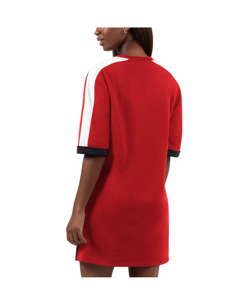 Women's G-iii 4Her by Carl Banks Red Chicago Bulls Flag Sneaker Dress