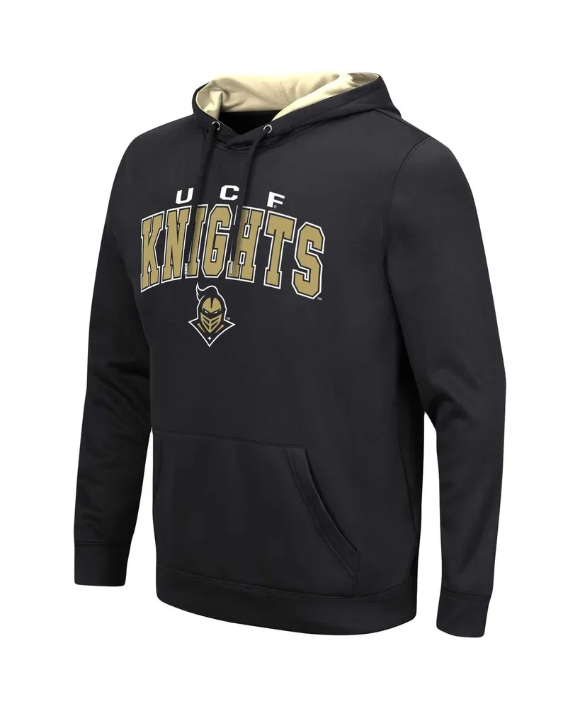 Men's Colosseum Black Ucf Knights Resistance Pullover Hoodie