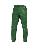 Men's and Women's The Wild Collective Hunter Green Milwaukee Bucks Acid Tonal Jogger Pants