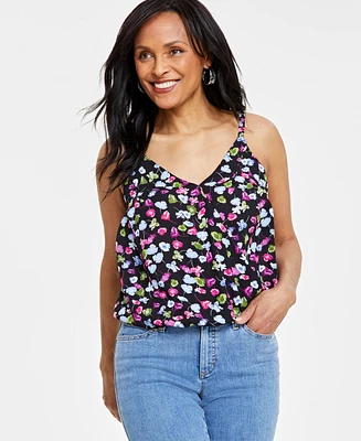 I.n.c. International Concepts Women's Floral-Print Camisole Top, Created for Macy's