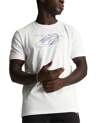 Puma Men's Lace Up Regular-Fit Logo Graphic T-Shirt