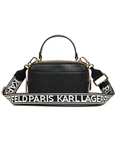 Karl Lagerfeld Paris Simone Leather Small Crossbody Bag