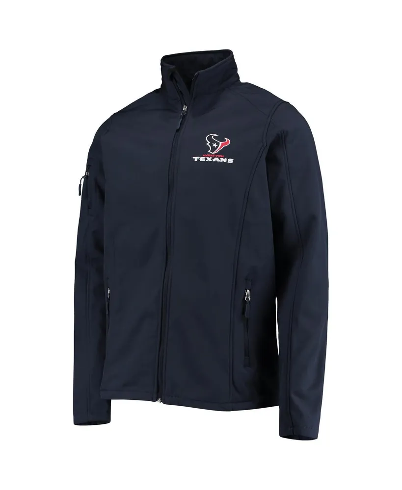 Men's Dunbrooke Navy Houston Texans Big and Tall Sonoma Softshell Full-Zip Jacket