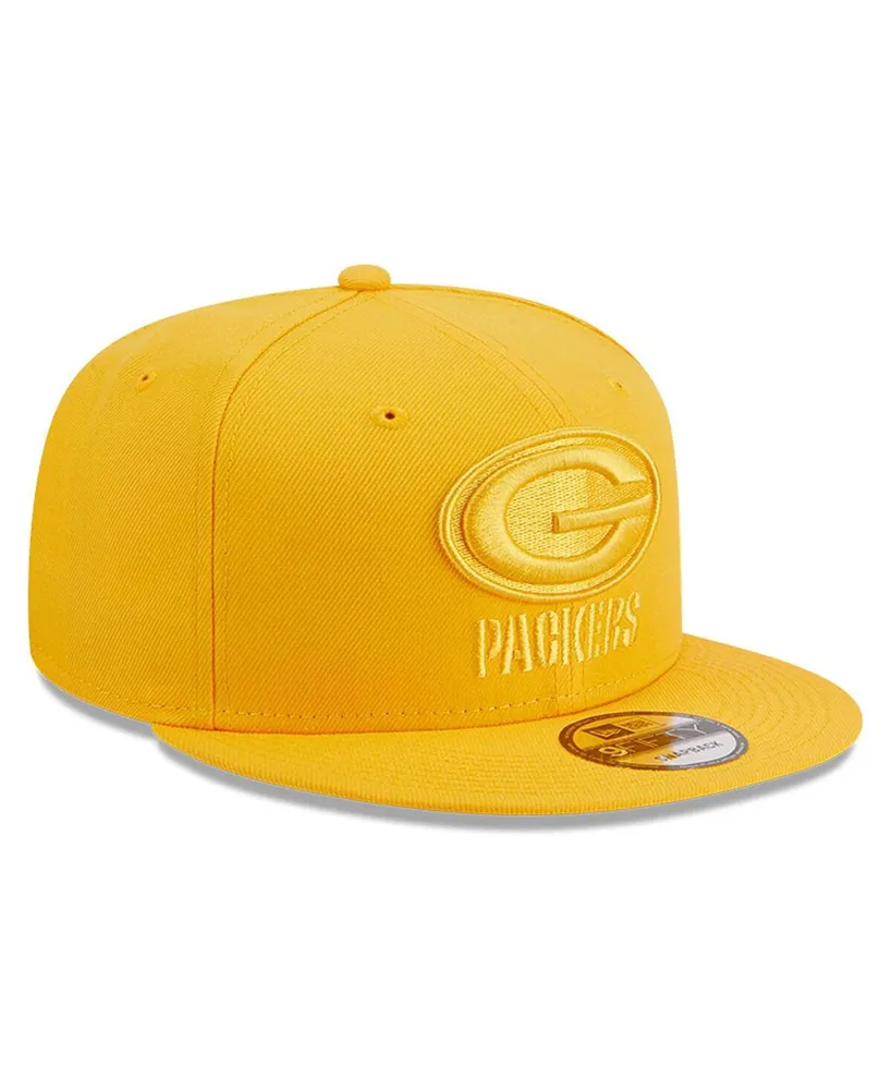 Men's New Era Gold Green Bay Packers Color Pack 9FIFTY Snapback Hat