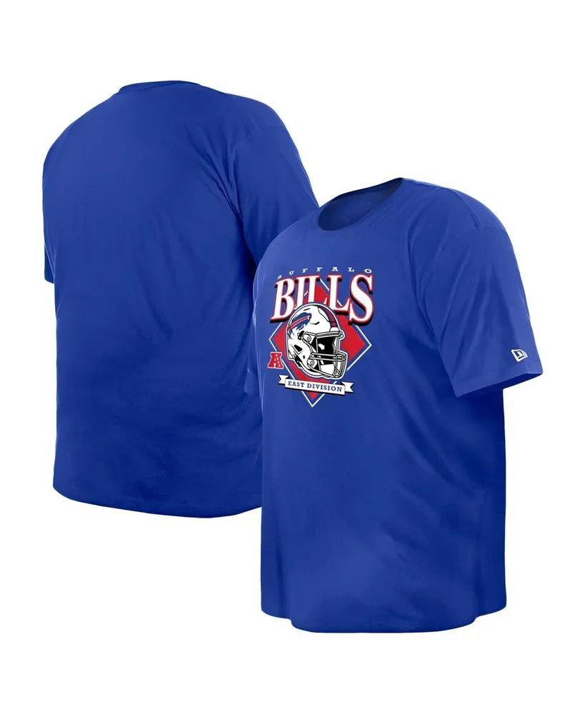 Men's New Era Royal Buffalo Bills Big and Tall Helmet T-shirt