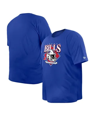 Men's New Era Royal Buffalo Bills Big and Tall Helmet T-shirt