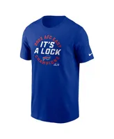 Men's Nike Royal Buffalo Bills 2023 Afc East Division Champions Locker Room Trophy Collection T-shirt