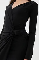 Women's Draped Long Dress