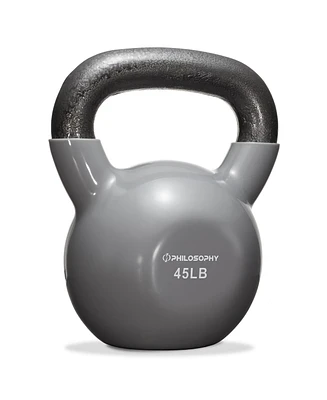 Philosophy Gym Vinyl Coated Cast Iron Kettlebell Weight