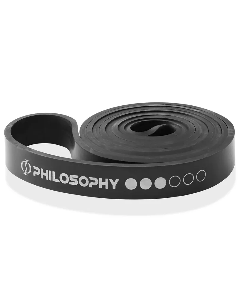 Philosophy Gym - Resistance Band - 3/4" (50-75 lbs), Black