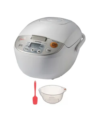 Zojirushi Nl-AAC10 Micom Rice Cooker and Warmer with Rice Washing Bowl Bundle