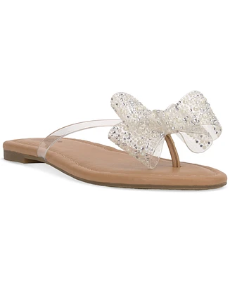 I.n.c. International Concepts Women's Mabae Bow Flat Sandals, Created for Macy's