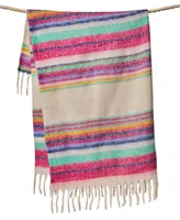 Free People Skye Stripe Fringe Throw, 50"x 60"